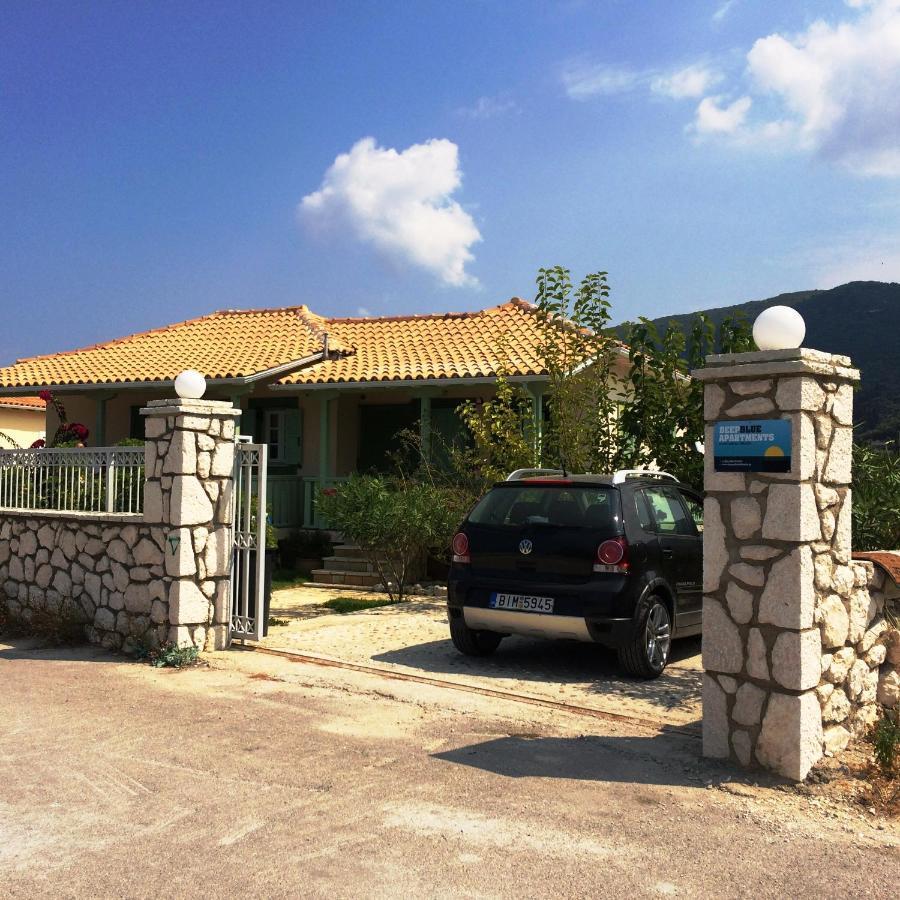 Vila Deep Blue-Apartment Selana Sea View Ayios Nikitas Bagian luar foto
